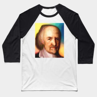 Thomas Hobbes Portrait | Thomas Hobbes Artwork 3 Baseball T-Shirt